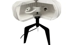 Dyberg Larsen Ventnor Bordslampa 34cm Vit Pappersskärm/Svart* Bordslampor