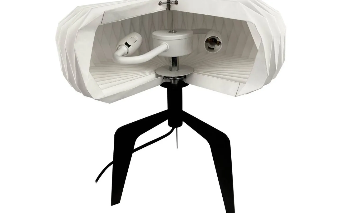 Dyberg Larsen Ventnor Bordslampa 34cm Vit Pappersskärm/Svart* Bordslampor