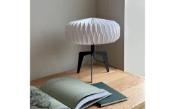 Dyberg Larsen Ventnor Bordslampa 34cm Vit Pappersskärm/Svart* Bordslampor