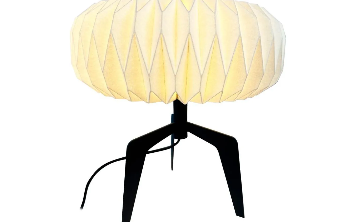 Dyberg Larsen Ventnor Bordslampa 34cm Vit Pappersskärm/Svart* Bordslampor