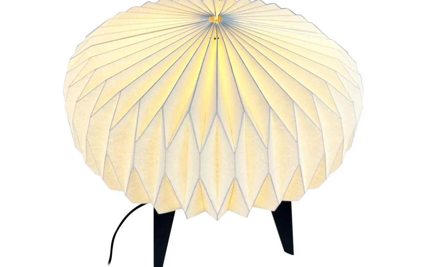 Dyberg Larsen Ventnor Bordslampa 34cm Vit Pappersskärm/Svart* Bordslampor