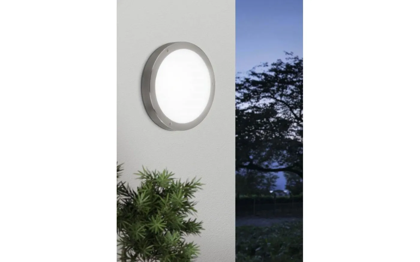 Vento Plafond 29cm LED 3000K 11W Rostfritt Stål IP44