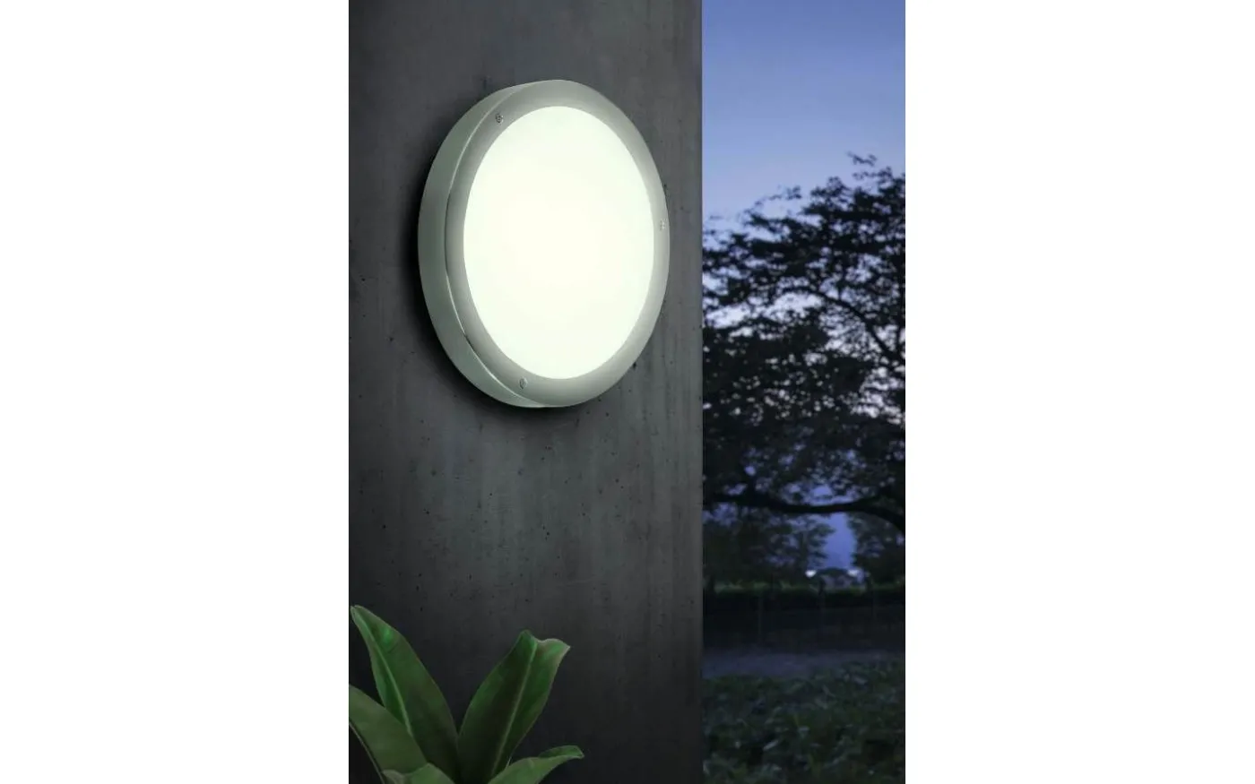 Vento Plafond 29cm LED 3000K 11W Rostfritt Stål IP44