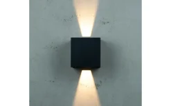 Upp & Nedljus Lampor<Dyberg Larsen Venus Vägglampa Justerbar Upp/Nedljus LED 2990K 6W Svart IP54