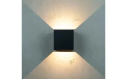 Upp & Nedljus Lampor<Dyberg Larsen Venus Vägglampa Justerbar Upp/Nedljus LED 2990K 6W Svart IP54