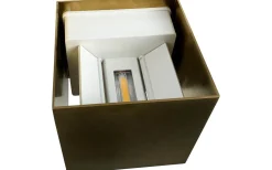 Dyberg Larsen Venus 10X10 Vägglampa Mässing Inomhus* Lampetter