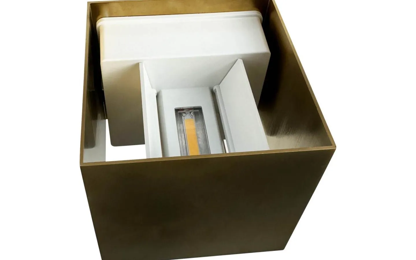 Dyberg Larsen Venus 10X10 Vägglampa Mässing Inomhus* Lampetter