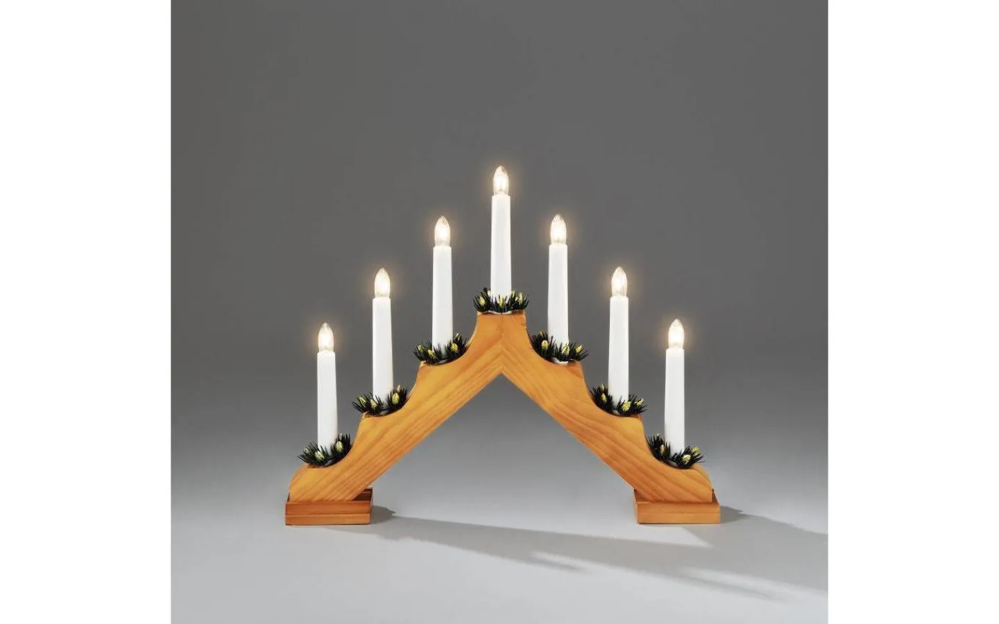 Konstsmide Vera Adventsljusstake 7L Ek 30cm* Visa Alla Adventsljusstakar|Adventsljusstakar 0-30 Cm