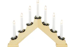 Vera Adventsljusstake 7L Natur 30cm