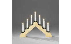 Vera Adventsljusstake 7L Natur 30cm