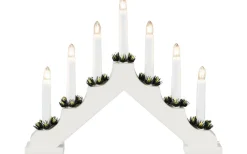 Konstsmide Vera Adventsljusstake 7L Vit 30cm* Visa Alla Adventsljusstakar|Adventsljusstakar 0-30 Cm