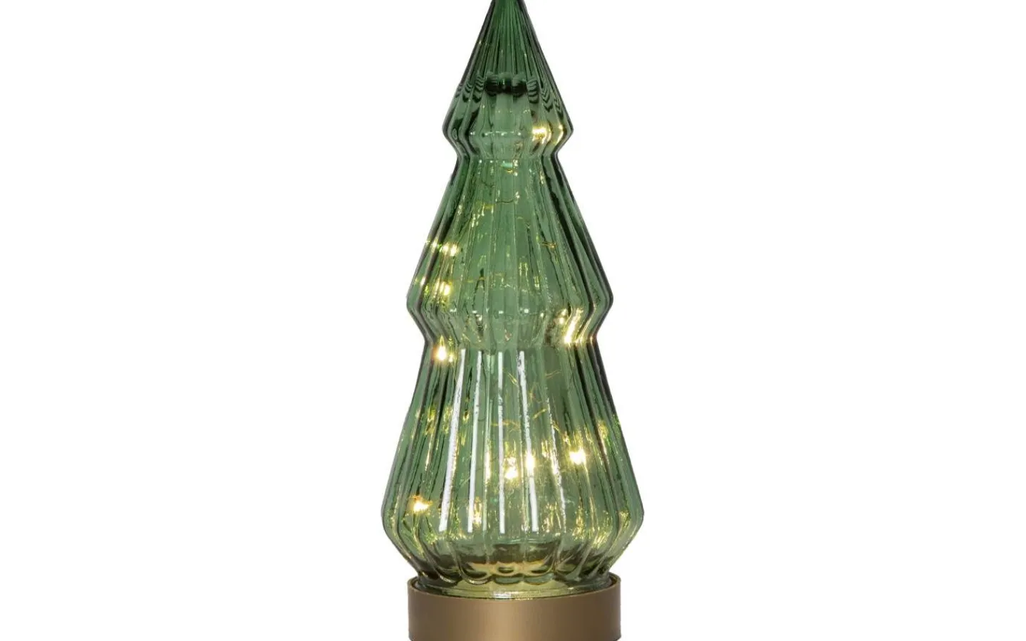 Batteri Julpynt Inomhus<Star Trading Verde Batteridriven Glasdekoration 24cm Grön