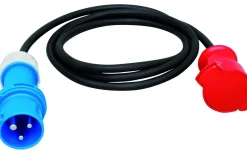 Övergångskabel 1-fas, 216-6, Schuko, 16A, 2 m