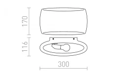 Hall & Trappa|Lampetter<Rendl Verita Vägglampa Gips E27