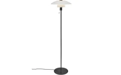 Verona Golvlampa 150cm Svart/Opal