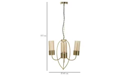 Versailles Taklampa 60cm Guld
