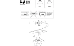 Aneta Vetro Infälld Spotlight Ø9cm LED 3W 3000K Klar/Frost IP44* 230V Led Spotlights|Infällda Spotlights Badrum