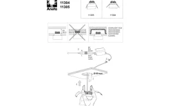 Aneta Vetro Infälld Spotlight 7x7cm LED 3W 3000K Aluminium IP44* 230V Led Spotlights|Infällda Spotlights Badrum