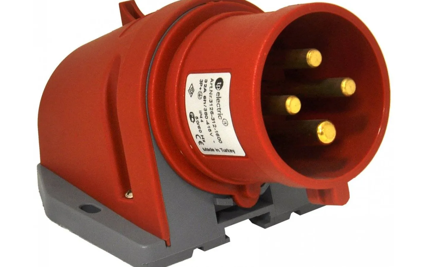 Malmbergs Väggintag, 32A, 3P+J, 400V, 6h, IP44* Cee,Skarvkabel,Central,Dimmrar