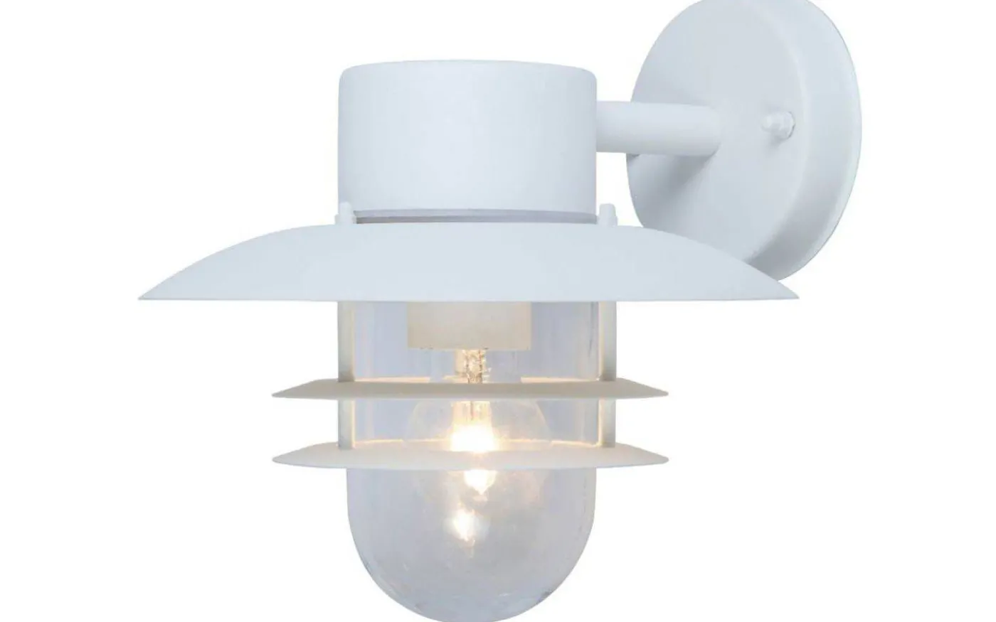 Vägglampa Emma Down Vit IP44