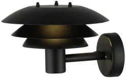 Vägglampa Meja Svart IP44