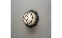 Vägglykta Plafond Svart IP23