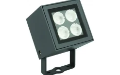 Utomhusarmaturer, Stolpar<Malmbergs Väggspotlight Brick, Mörkgrå, IP65