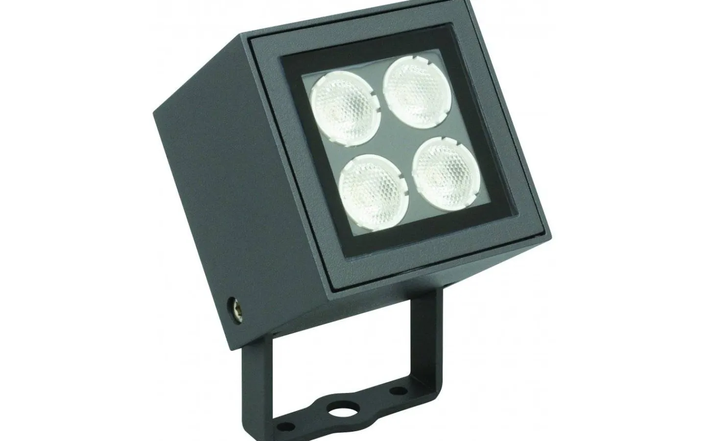 Utomhusarmaturer, Stolpar<Malmbergs Väggspotlight Brick, Mörkgrå, IP65