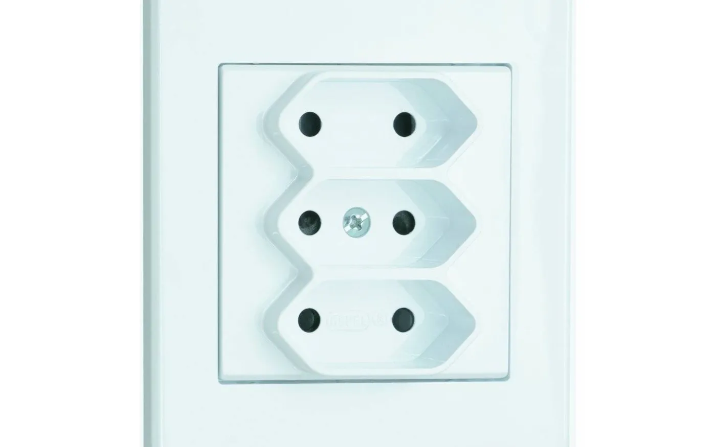 Vägguttag Optima, 3-Vägs Euro-Uttag