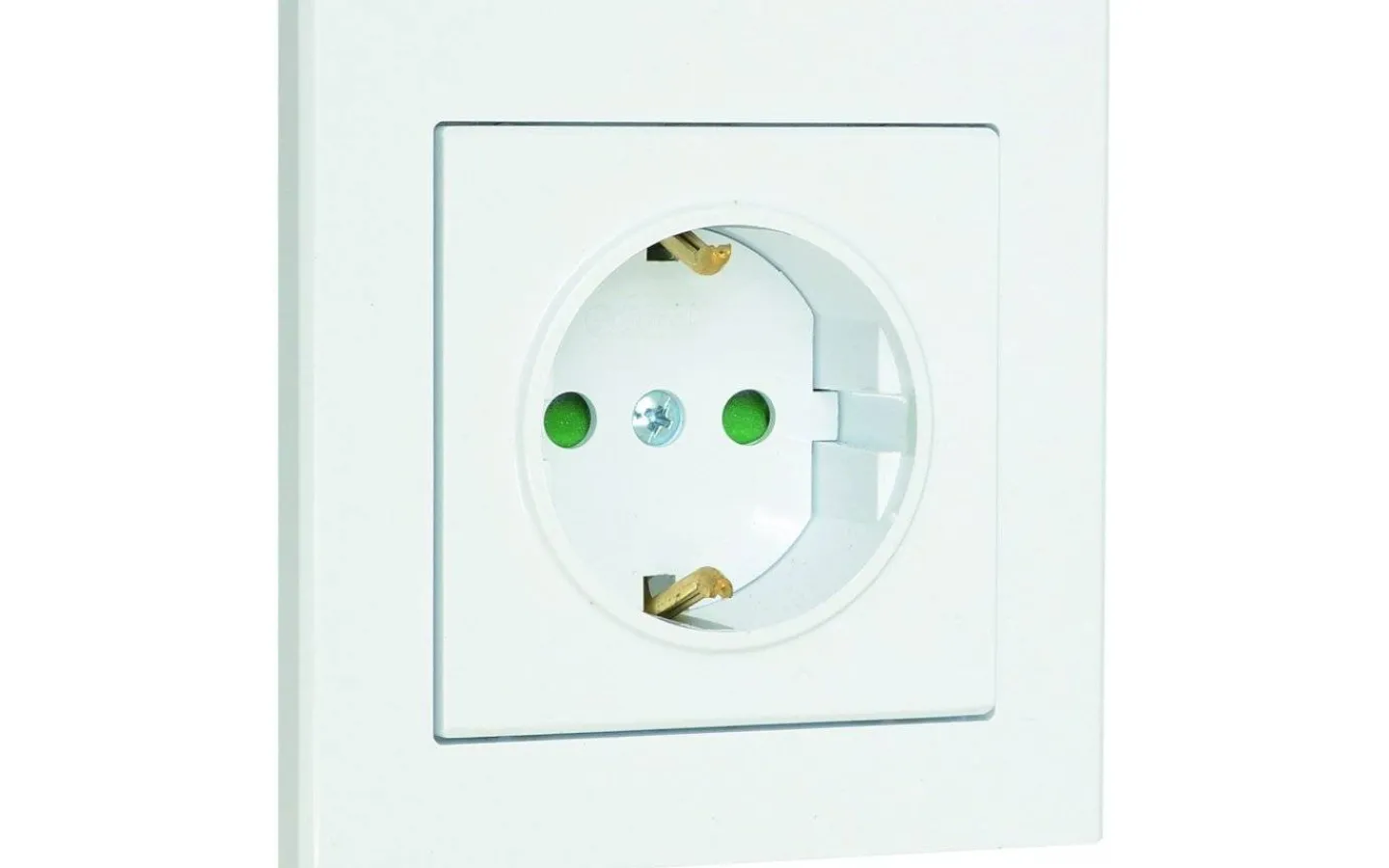 Strömbrytare & Vägguttag<Malmbergs Vägguttag Optima, 1-vägs med jord
