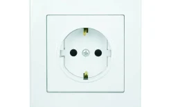 Strömbrytare & Vägguttag<Malmbergs Vägguttag Optima, 1-vägs med jord