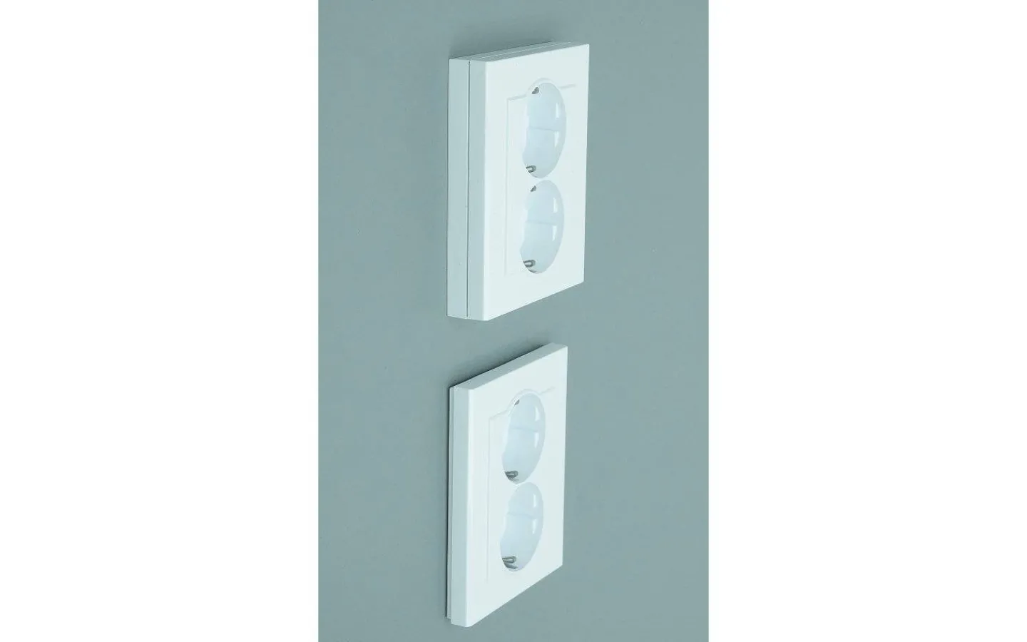 Malmbergs Vägguttag Optima, 2-vägs med jord* Strömbrytare & Vägguttag
