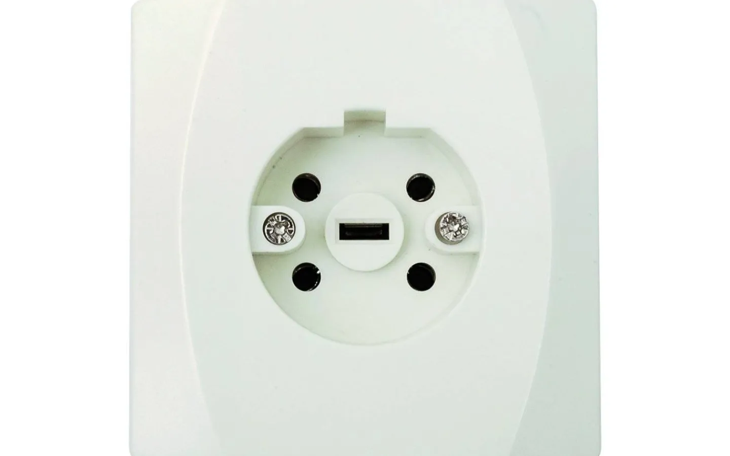 Strömställare/Vägguttag<Malmbergs Vägguttag Perilex, Nova, 1-vägs, infällt