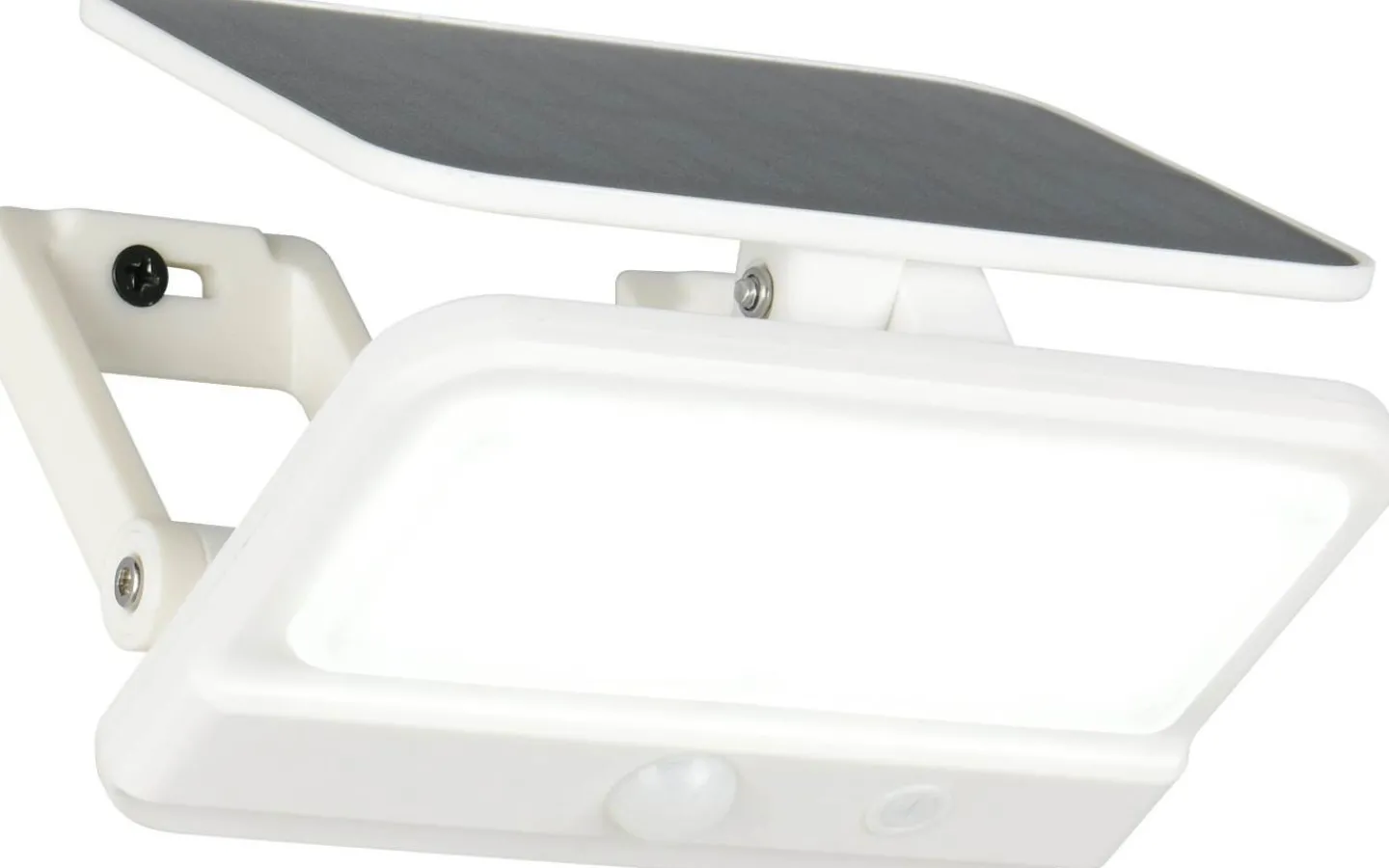 Reality Viamao hybrid solcellsdriven Vägglampa LED vit uppladdningsbar rörelse- och skymningssensor 4000K IP44* Solcellslampor Vägg|Visa Alla Solcellslampor