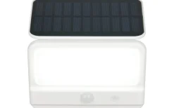 Reality Viamao hybrid solcellsdriven Vägglampa LED vit uppladdningsbar rörelse- och skymningssensor 4000K IP44* Solcellslampor Vägg|Visa Alla Solcellslampor