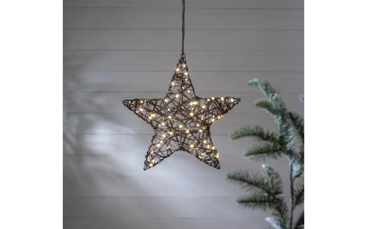 Star Trading Vicke Star Utomhusdekoration 40cm Brun* Julpynt Utomhus|Julpynt Inomhus