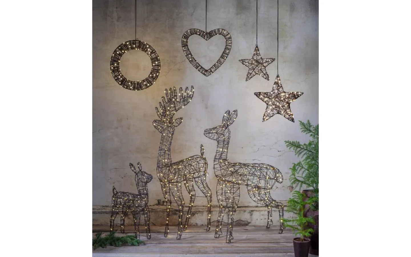 Star Trading Vicke Star Utomhusdekoration 40cm Brun* Julpynt Utomhus|Julpynt Inomhus