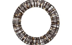 Star Trading Vicke Wreath Utomhusdekoration Ø40cm Brun* Julpynt Utomhus|Julpynt Inomhus