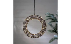 Star Trading Vicke Wreath Utomhusdekoration Ø40cm Brun* Julpynt Utomhus|Julpynt Inomhus