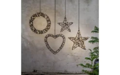 Star Trading Vicke Wreath Utomhusdekoration Ø40cm Brun* Julpynt Utomhus|Julpynt Inomhus