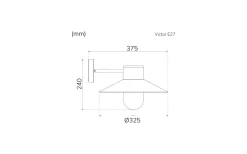 Llitt Victor Vägglampa E27 Vit IP44* Vägglyktor|Vägglampor Utomhus