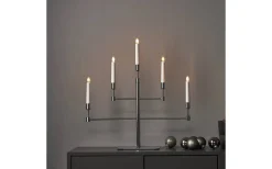 Star Trading Vide Adventsljusstake 53cm Krom* Visa Alla Adventsljusstakar|Adventsljusstakar 31-60 Cm