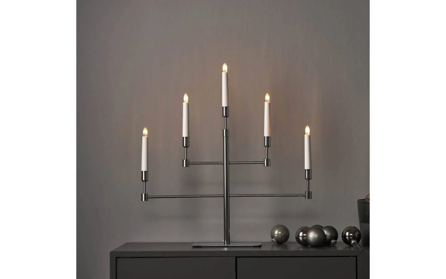 Star Trading Vide Adventsljusstake 53cm Krom* Visa Alla Adventsljusstakar|Adventsljusstakar 31-60 Cm