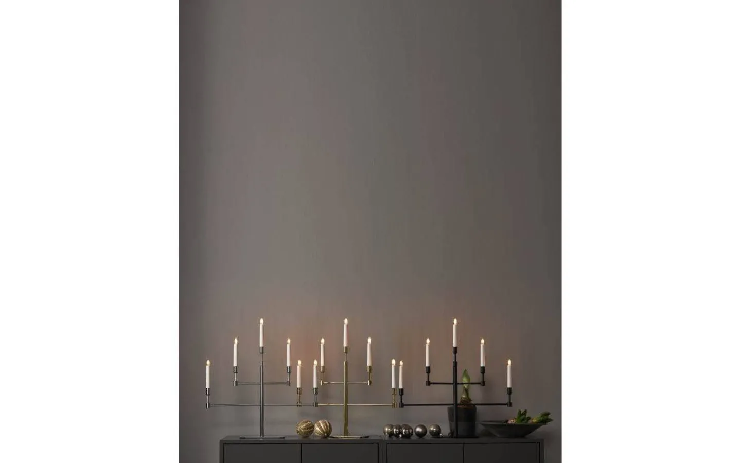 Star Trading Vide Adventsljusstake 53cm Krom* Visa Alla Adventsljusstakar|Adventsljusstakar 31-60 Cm