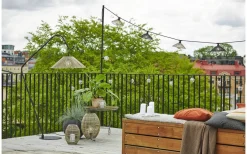 Star Trading Vide Lampskärm 38cm Beige* Taklampor Utomhus