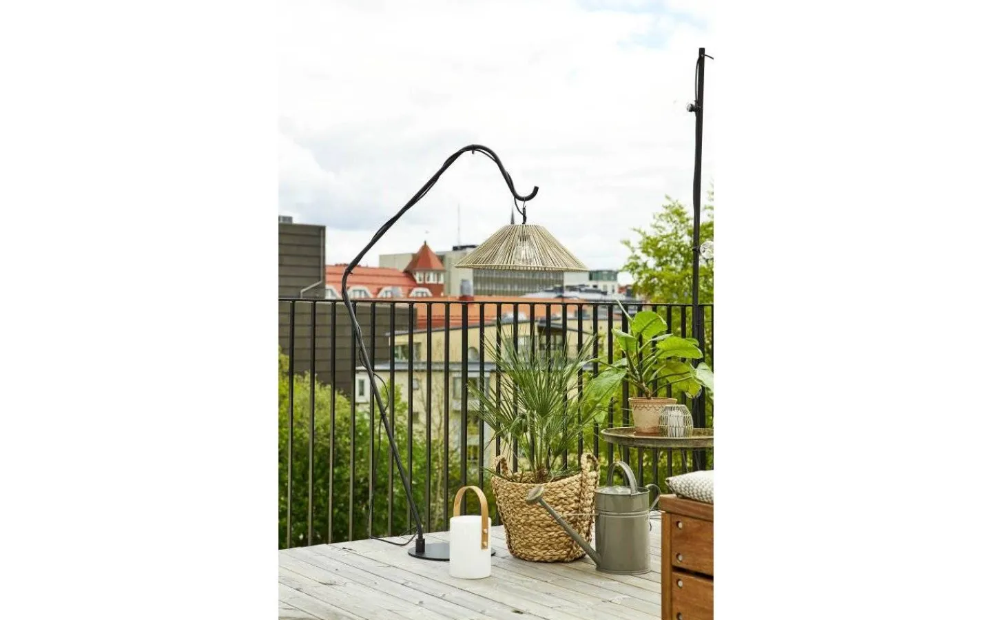 Star Trading Vide Lampskärm 38cm Beige* Taklampor Utomhus