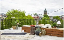 Star Trading Vide Lampskärm 38cm Beige* Taklampor Utomhus