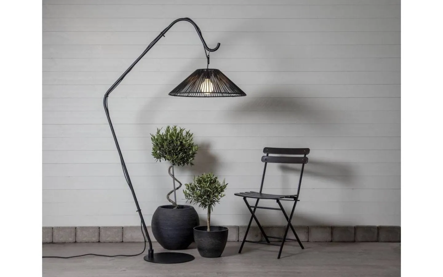 Taklampor Utomhus<Star Trading Vide Lampskärm 58cm Svart
