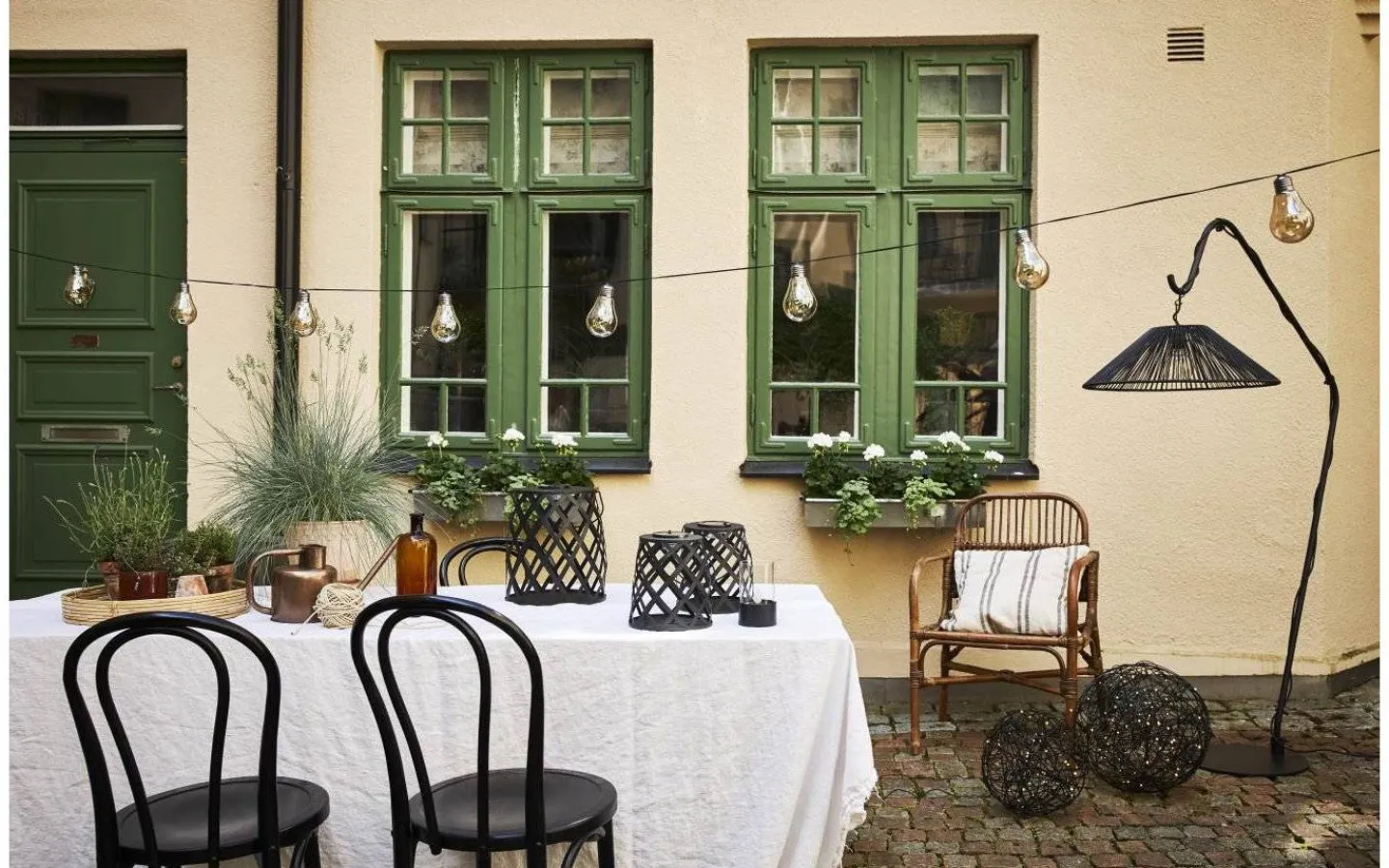 Taklampor Utomhus<Star Trading Vide Lampskärm 58cm Svart