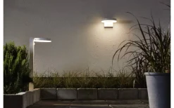 Vidi Solcellsdriven vägglampa med Rörelsesensor 500lm Varmvit